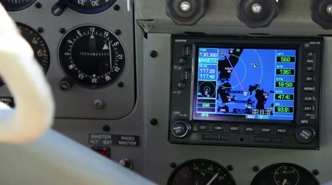 Aircraft Navigation Stock Footage 42208565