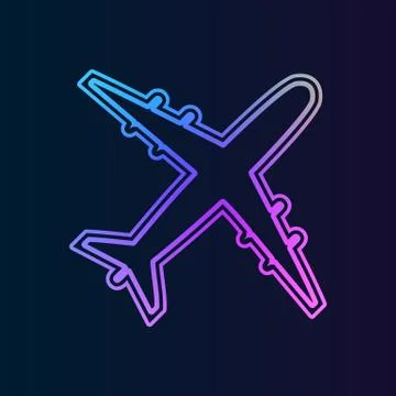 Aircraft nolan icon. Simple thin line, outline vector of Summer icons for UI  Stock Illustration