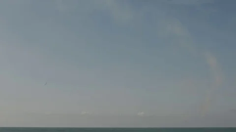 Aircraft over the sea 動画素材 77247247