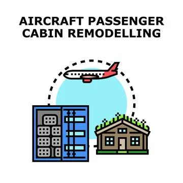 Aircraft passenger cabin remodelling development for eco friendly future Illustration