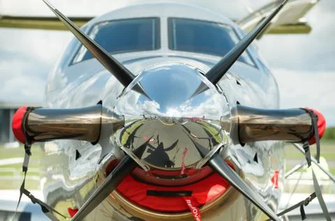 Aircraft propeller Stock Photos