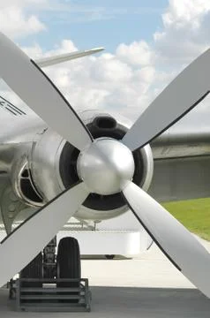 Aircraft propeller Stock Photos