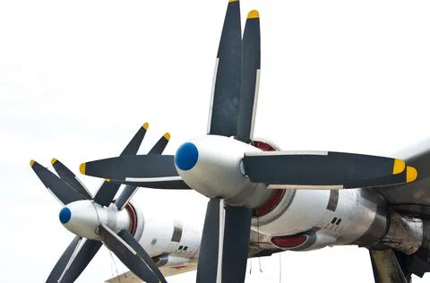 Aircraft propellers Stock Photos