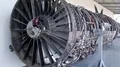 Aircraft reaction turbine HD Footage