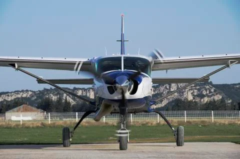 Aircraft ready to fly Stock Photos