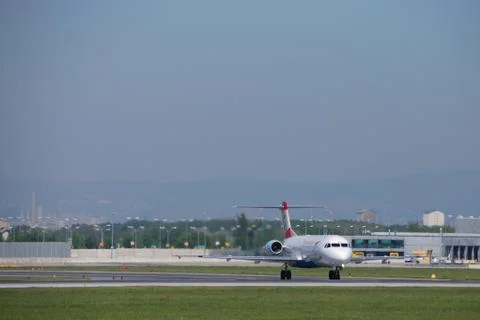 Aircraft ready for launch Stock Photos