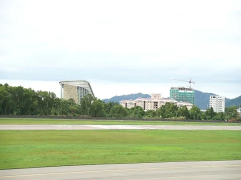 Aircraft ready to take off Video stock 123755632