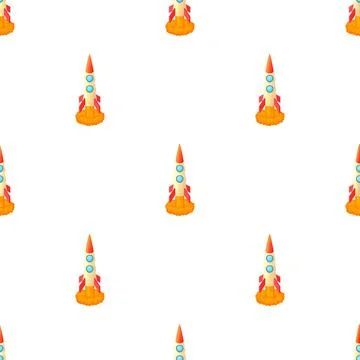 Aircraft rocket pattern seamless vector 스톡 일러스트