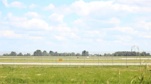 Aircraft on the runway Stock Footage 39956813
