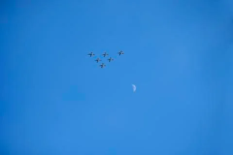 Aircraft squadron Stock Photos