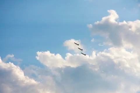 Aircraft squadron Stock Photos