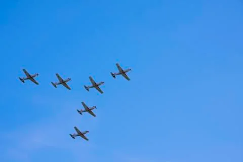 Aircraft squadron Stock Photos