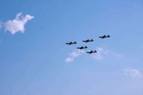 Aircraft squadron Stock Photos
