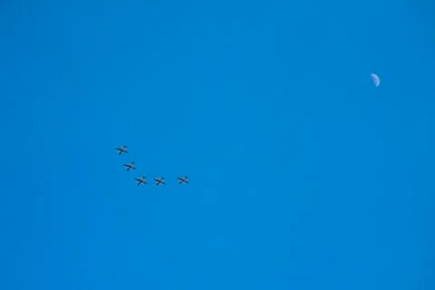 Aircraft squadron Stock Photos