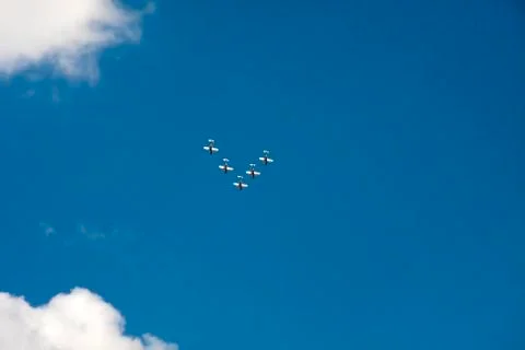 Aircraft squadron Stock Photos