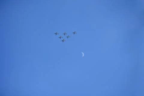 Aircraft squadron Stock Photos