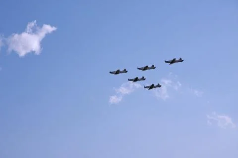 Aircraft squadron Stock Photos
