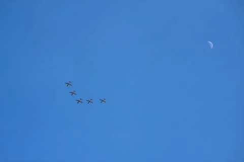 Aircraft squadron Stock Photos