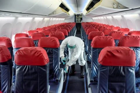 Aircraft Sterilization Stock Photos
