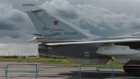 Aircraft SU-24 Stock Footage 77726382