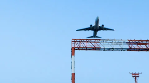 Aircraft takeoff Stock Footage 37761813