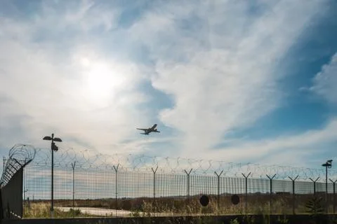 Aircraft takeoff Stock Photos