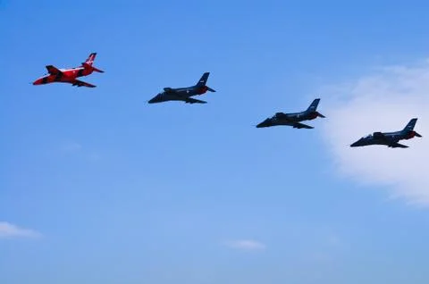 Aircraft teamwork Stock Photos