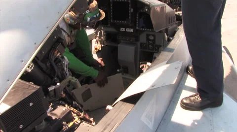 Aircraft technician at work. Stock-Footage 53865327