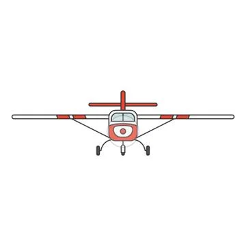 Aircraft theme icons Stock Illustration