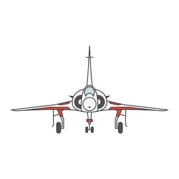Aircraft theme icons Stock Illustration