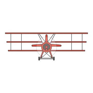 Aircraft theme icons Stock Illustration