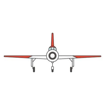 Aircraft theme icons Illustrazione stock