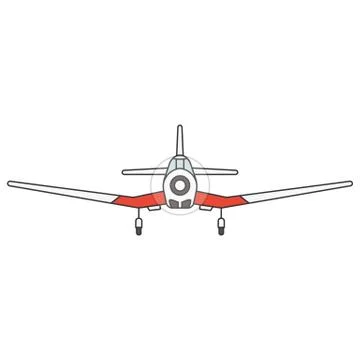 Aircraft theme icons Stock Illustration