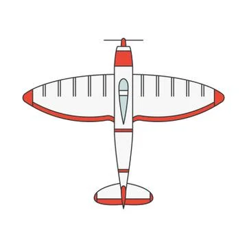 Aircraft theme icons Stock Illustration