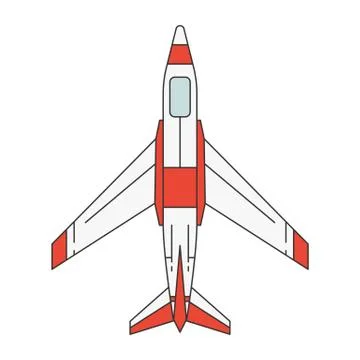 Aircraft theme icons Stock Illustration