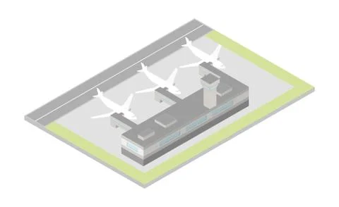 Aircraft theme icons Stock Illustration