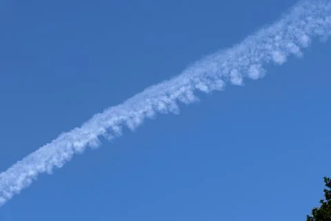 Aircraft Trail. Stock Photos