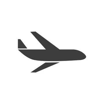 Aircraft vector icon. Stock Illustration