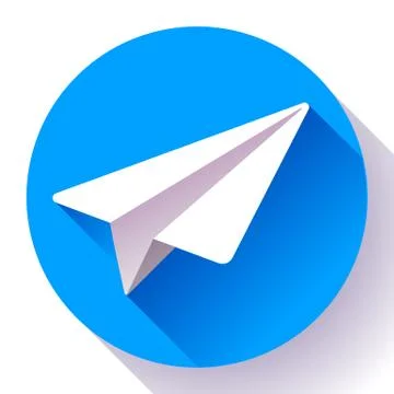 Aircraft vector logo icon Flat 2.0 design style Stock Illustration