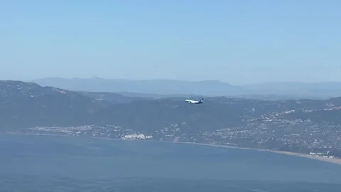Aircraft View Takeoff LAX High Altitude View From a Passenger Plane Stock-Footage 335402716