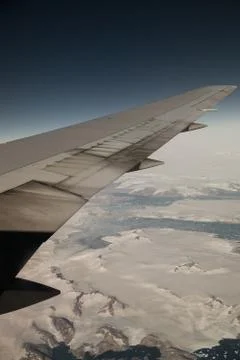 Aircraft wing Stock Photos