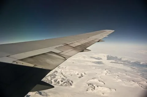Aircraft wing Stock-Fotos