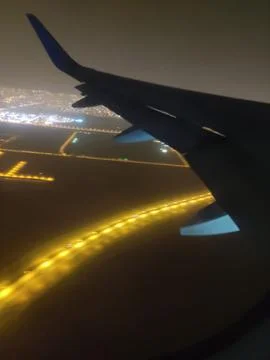 Aircraft wing Stock Photos