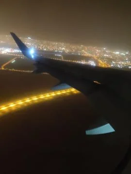 Aircraft wing Stock Photos