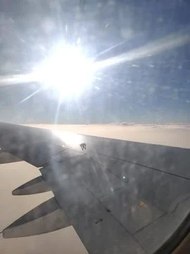 Aircraft wing Stock Photos