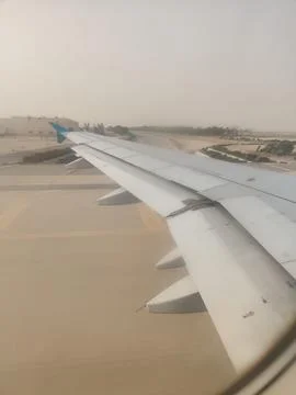 Aircraft wing Stock Photos