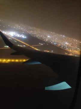 Aircraft wing Stock Photos