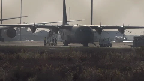 Aircrafts Stock Footage 256235181