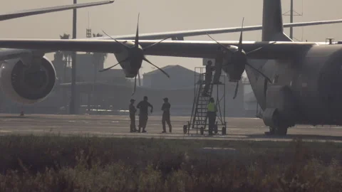 Aircrafts Stock Footage 256235281