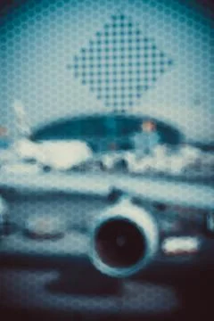 Aircrafts at the Gate Stock Photos